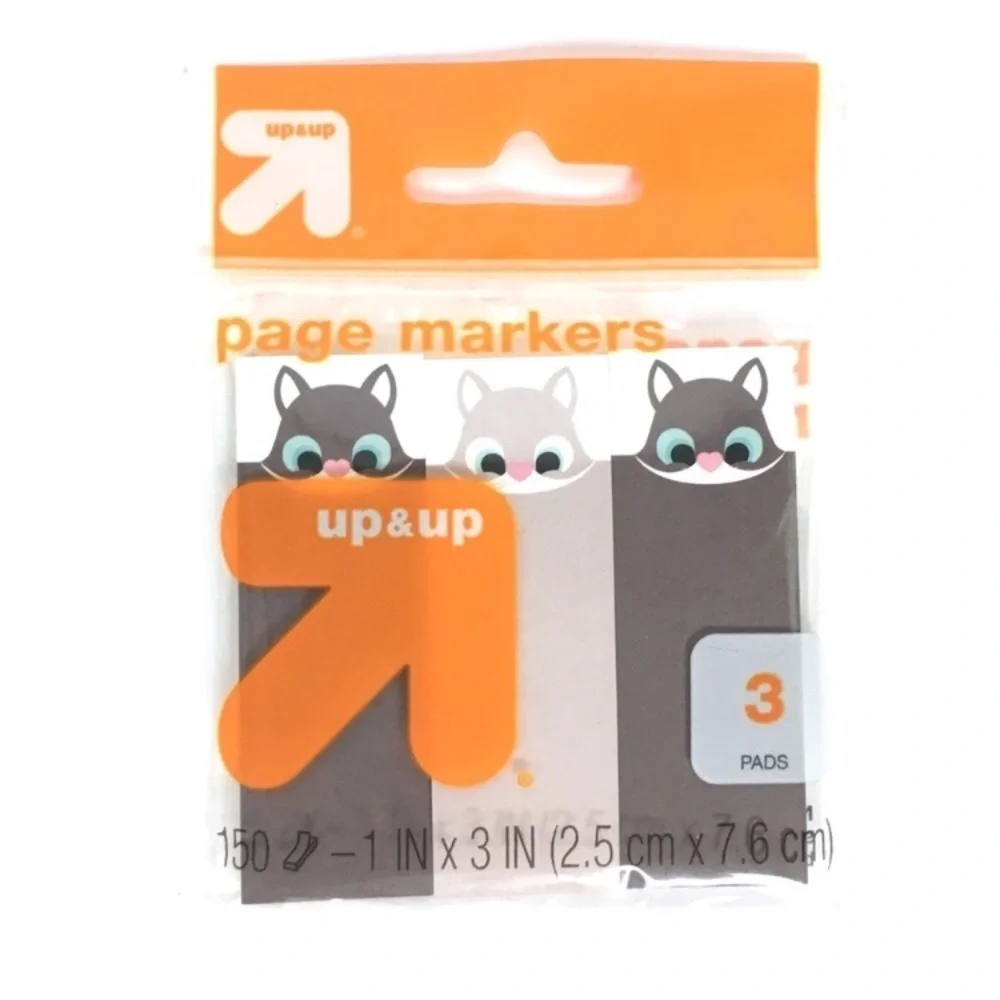 Sticky Notes Post It Up & Up Hedgehog Fox Rabbit Page Flags Planner Accessories